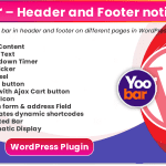 WordPress notification bar - YooBar
