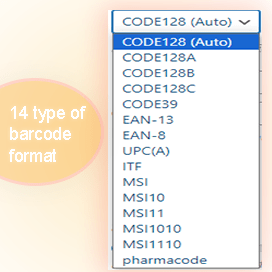 Barcode format for WooCommerce