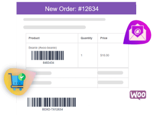 Order barcode for WooCommerce