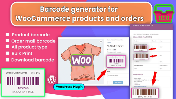 WooCommerce Barcode Generator