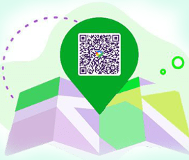 google map qr cde gnerator