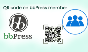 qr code for bbpress plugin