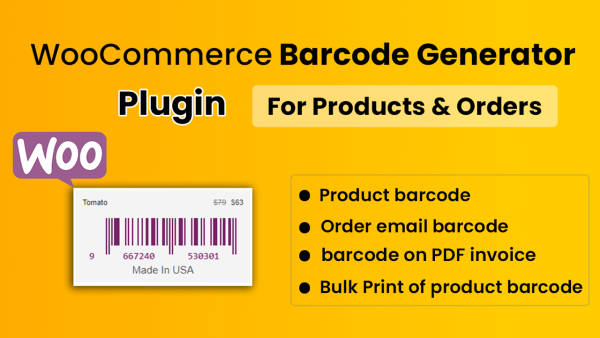 WooCommerce Barcode generator