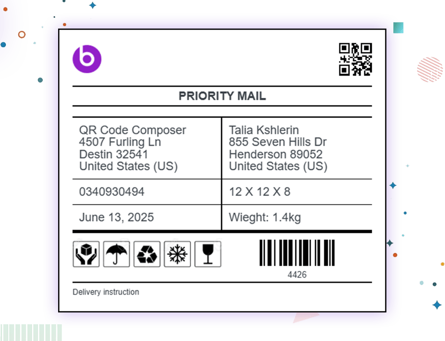 Package Sticker Package Sticker