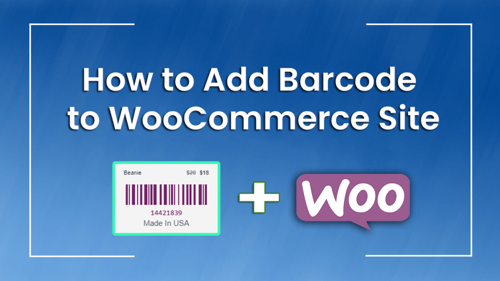 How to Add Barcode