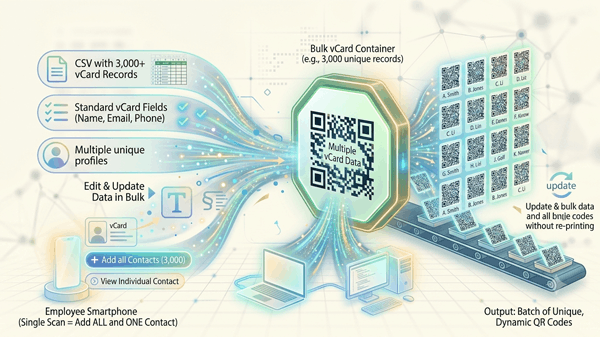 vCard QR Code Generator