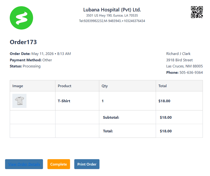 Order management