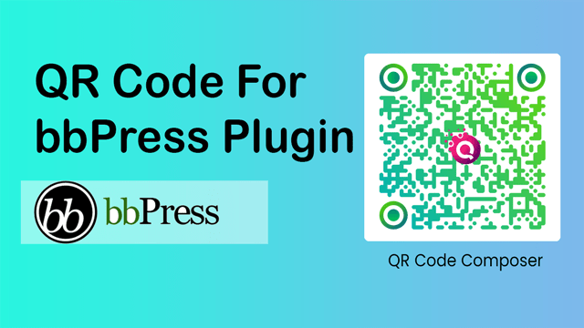 QR Code for bbPress Plugin