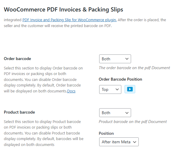 PDF invoice plugin