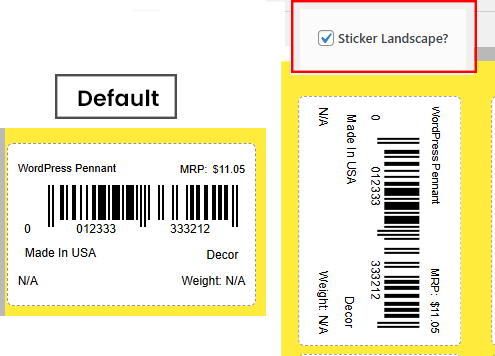 Woo Barcode barcode landscape