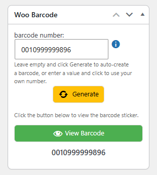 Woo Barcode WooCommerce barcode Generator